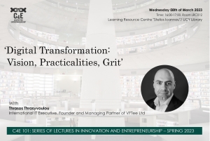 [08 Mar] ‘Digital Transformation: Vision, Practicalities, Grit’