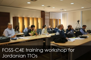 FOSS-C4E training workshop for Jordanian TTOs