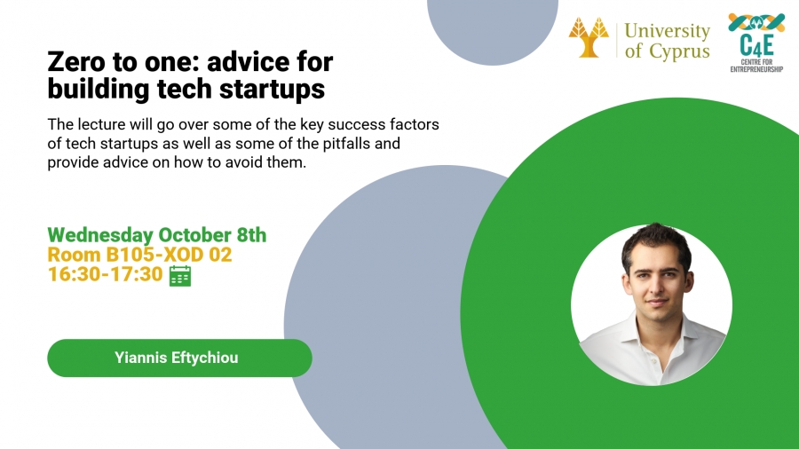 Zero to one: advice for building tech startups