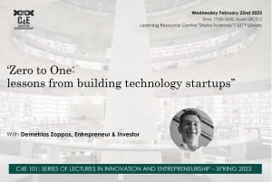 [22 Feb] ‘Zero to One: lessons from building technology startups’