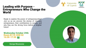 Leading with Purpose -    Entrepreneurs Who Change the World