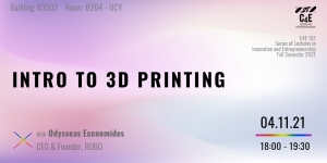 [04 Nov] Intro to 3D Printing