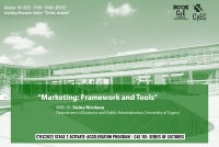 “Marketing: Framework and Tools”