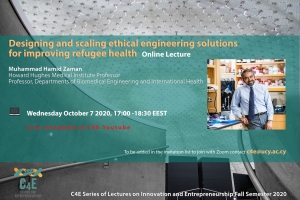[07 Oct] Designing and scaling ethical engineering solutions for improving refugee health